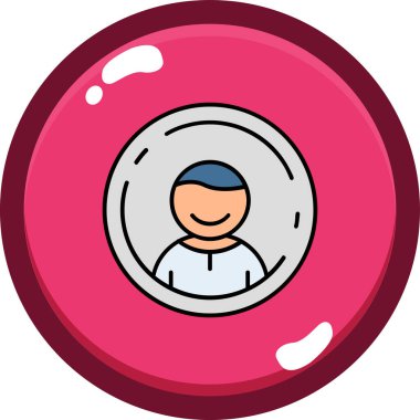 astronot adam simgesi