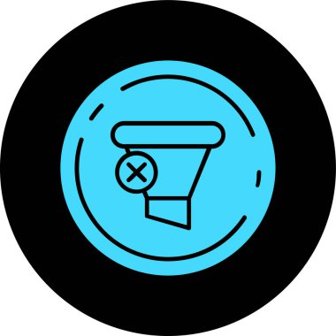 Vektör CCTV kamera simgesi