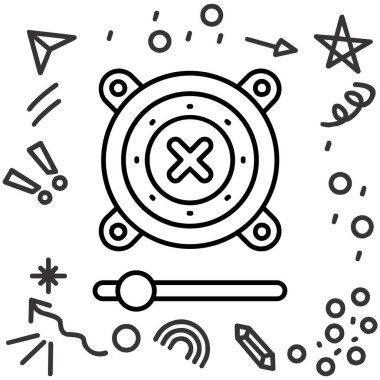 bir pusula satır simgesi