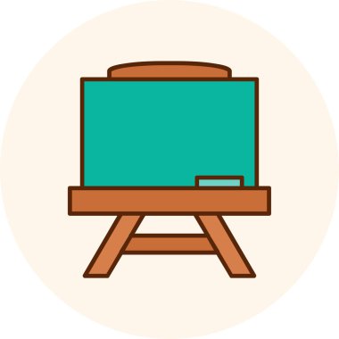 tablo simgesi vektör illüstrasyonu