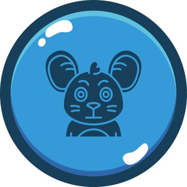 hayvan simgesi vektör illüstrasyonu