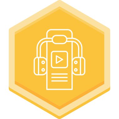 Modern b 'nin vektör illüstrasyonu simge müziğinden yoksun