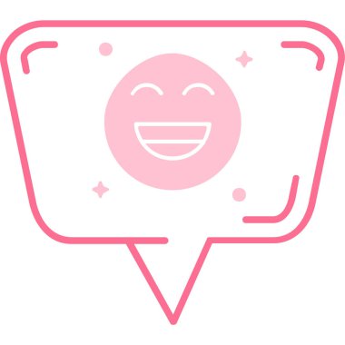 Gülümse ikon vektör illüstrasyonu