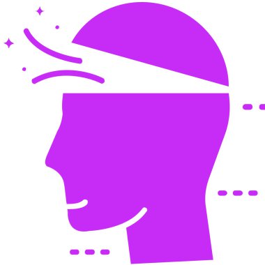 Beyaz arka planda izole edilmiş tıbbi maske ikonu olan bir adam. Rastgele dinamik şekiller. vektör illüstrasyonu.