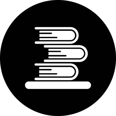 Kitap simgesinin vektör illüstrasyonu