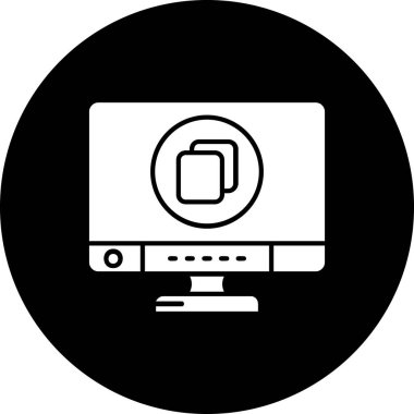 bilgisayar simgesi vektör illüstrasyonu