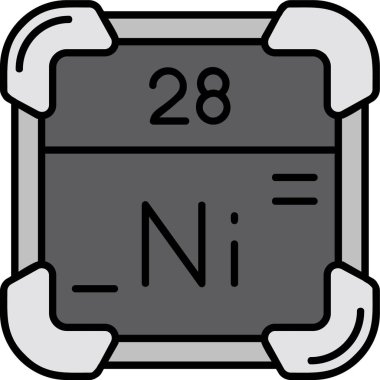 Modern b 'nin vektör illüstrasyonunda gaz ikonu yok