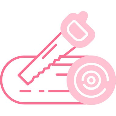 golf ikonu vektör illüstrasyonu