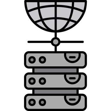 Uydu. Web simgesi basit tasarım