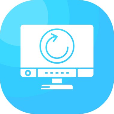 Seo simgesinin vektör illüstrasyonu