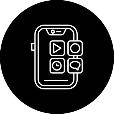 seo modern simgesinin vektör illüstrasyonu