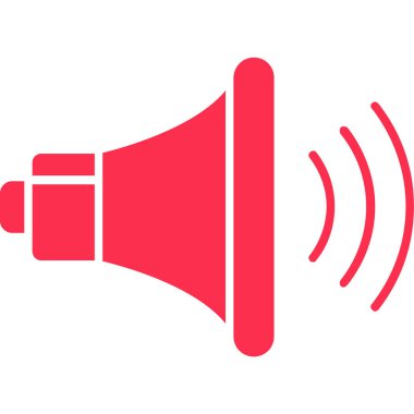 Megafon simgesi, vektör illüstrasyon tasarımı