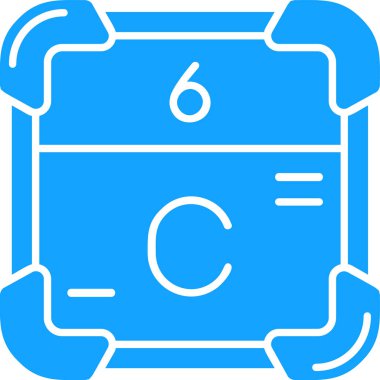 Bir kimyasal test simgesinin vektör çizimi