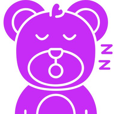 Ayı uykusu. Basit resimleme