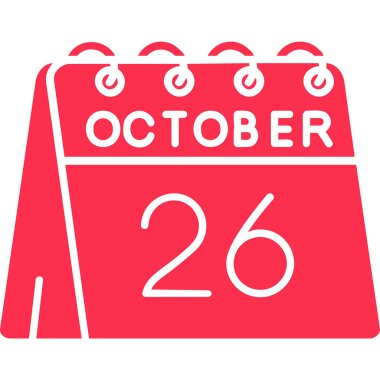 Ekim 25 takvim simgesi