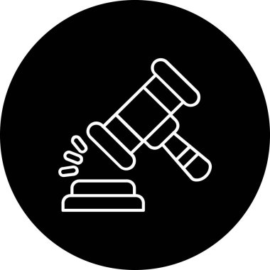 adalet simgesi vektör illüstrasyonu