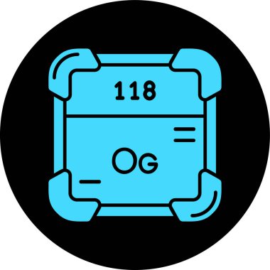 Eşsiz 1 g vektör çizgisi simgesi