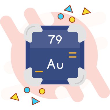 Beyaz zemin üzerinde izole edilmiş kimyasal formülün periyodik tablosunun renk çizgisi kimyasal formülü. vektör illüstrasyonu