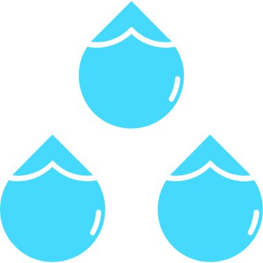 su damlası ağ simgesi basit tasarım vektörü çizimi