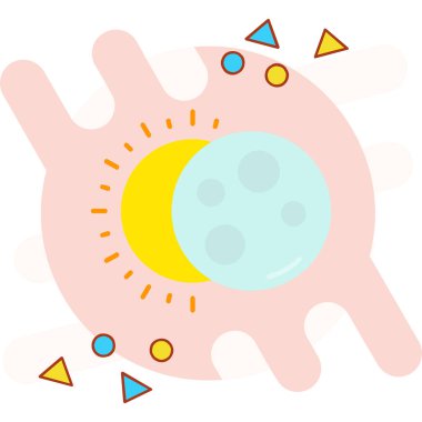 Düz biçimli koronavirüs simgesi