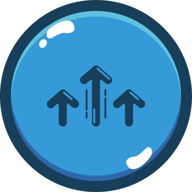 Ok simgesi. vektör illüstrasyonu