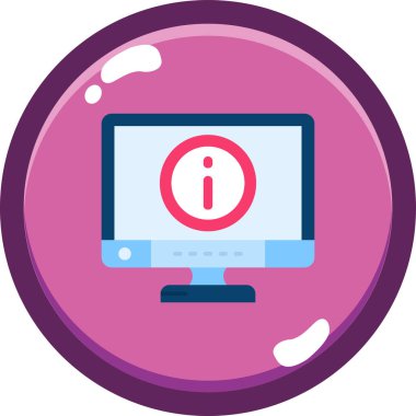 İnternet simgesi, vektör illüstrasyonu