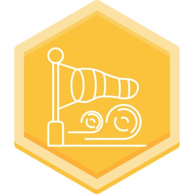 Modern bir simgenin vektör illüstrasyonu