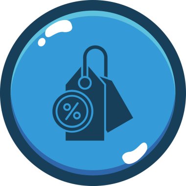 Satış etiketi. Basit tasarım