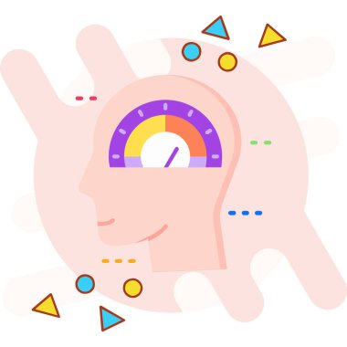 Düz biçimde insan beyni simgesi