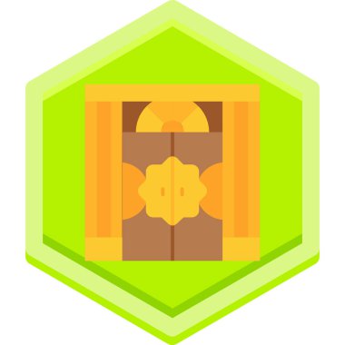 Bir hediye kutusunun vektör illüstrasyonu