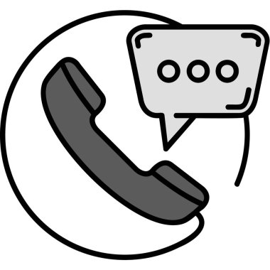 Çağrı merkezi destek simgesi. Beyaz arkaplanda izole edilmiş web tasarımı için telefon merkezi vektör simgesi