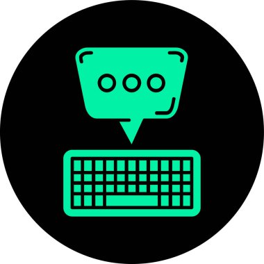 Bir dizüstü bilgisayar simgesinin vektör illüstrasyonu