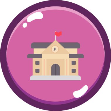 Bir binanın vektör illüstrasyonu