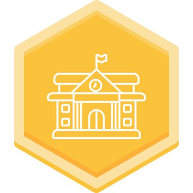 Modern ev simgesinin vektör illüstrasyonu