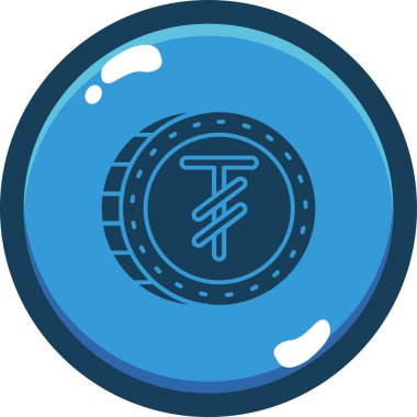 Para için. Web simgesi basit illüstrasyon