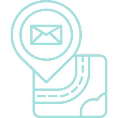 E- posta simgesi vektör illüstrasyonu