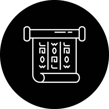 Modern bir simgenin vektör illüstrasyonu