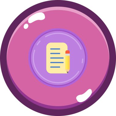 Kitap simgesini, basit vektör çizim