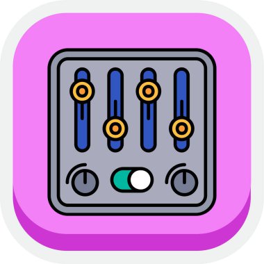 Bir simgenin vektör illüstrasyonu