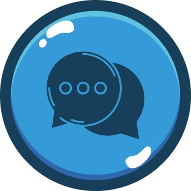 baloncuk sohbet ileti simgesi - özet biçimi