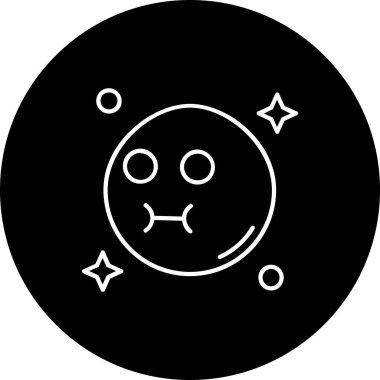 Kişisel ve ticari kullanım için vektör emoji simgesi...