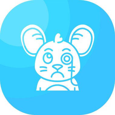 hayvan simgesi, vektör illüstrasyonu