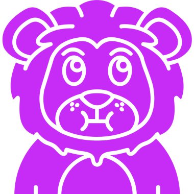 panda simgesi, vektör çizimi beyaz arkaplanda izole edildi