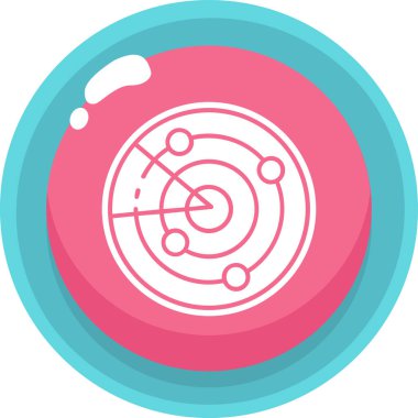 Tek bir simgenin vektör illüstrasyonu