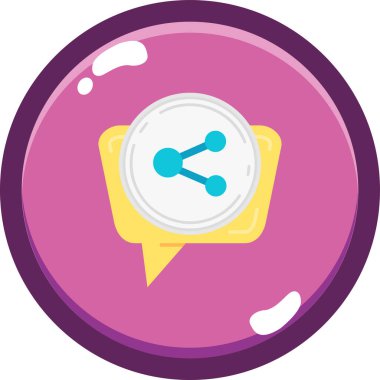 yiyecek düz vektör simgesi