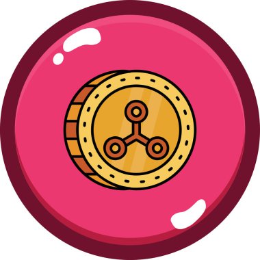 Modern bir simgenin vektör illüstrasyonu