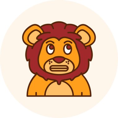 Aslan simgesi, özet biçimi