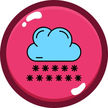 kar simgesi modayla izole edilmiş arkaplan