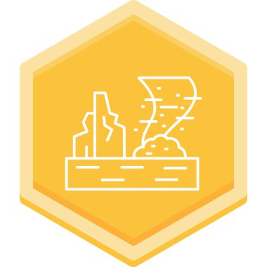 Modern yapı simgesinin vektör illüstrasyonu