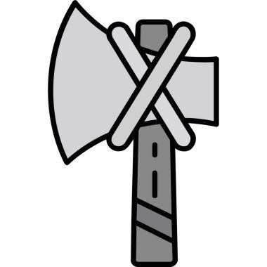 Çekiç. Web simgesi basit illüstrasyon